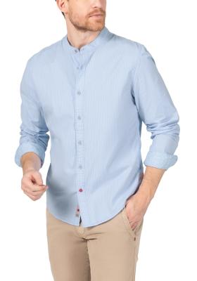 Zeitloses Stehkragen-Hemd von TIMEZONE – Unisex Style mit urbanem Charme