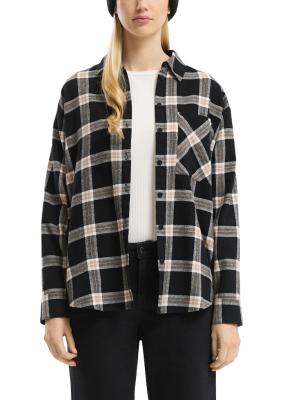 Flanellhemd mit Karomuster