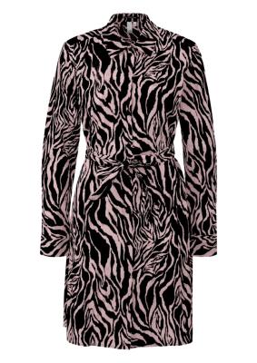 Hemdblusenkleid mit Taillengürtel und All-over-Print