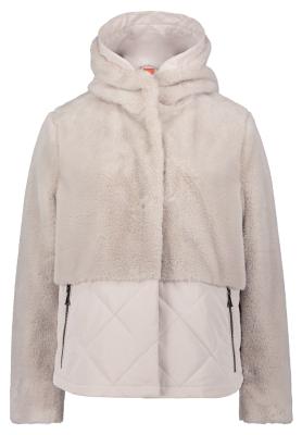 Amber & June – Lässig gesteppte Jacke mit Kontrastkapuze