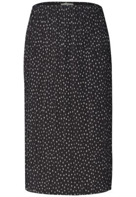 Mesh Plissee skirt_AOP