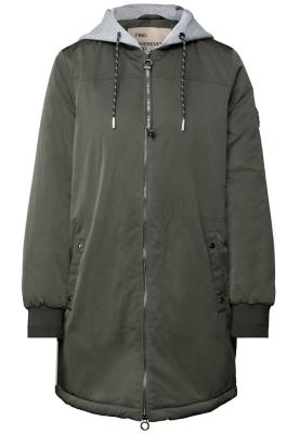 Long Padded Bomber Jkt w. remo