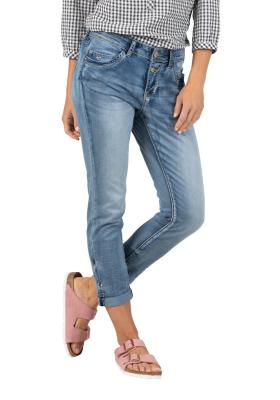 TIMEZONE Da.-Jeans „NaliTZ“ Slim Fit im 7/8-Style mit Knopfleiste | One length WomenSlim NaliTZ 7/8