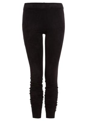 Hose in Velourshaptik