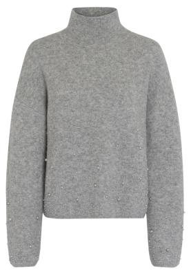 MARC AUREL Pullover – Luxus-Strick mit Alpaka und Perlen-Akzenten