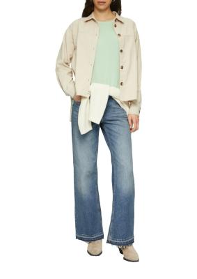 Loose Fit-Shirt im Lyocell-Mix