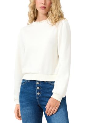Sweatshirt mit Spitze