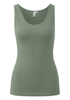 Ärmelloses Tanktop aus weichem Baumwolljersey