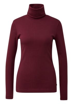 Langarmshirt mit Rollkragen