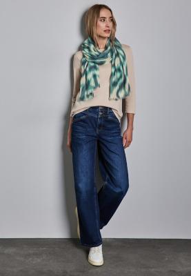 Transparent Stripe Printed Lon