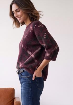 LTD QR_fluffy jacquard sweater