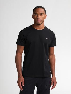 Petrol Industries T-Shirt – Klassisches Schwarz mit Logo-Detail