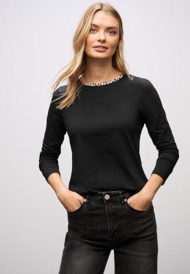 basic jersey shirt w.printed c