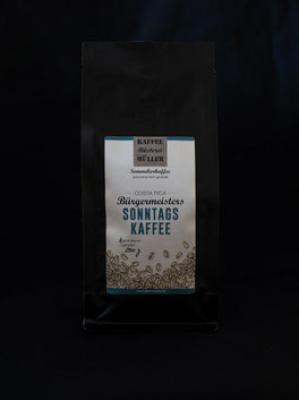 Bürgermeisters Sonntagskaffee – Sanft, nussig & sonntäglich besonders 250 g ganze Bohne
