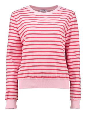 Gestreiftes Sweatshirt mit Herz-Detail – Lässiger Chic für jeden Tag | LS V SW Ne44va