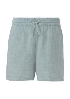 Shorts aus Musselin