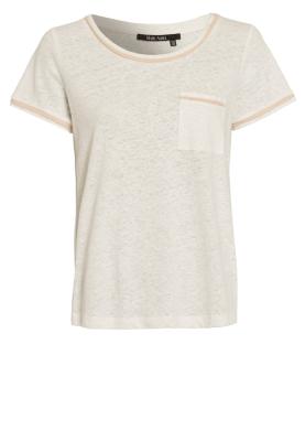 Leinenshirt mit Metallic-Effekt – Sommer-Essential mit Glanzmoment