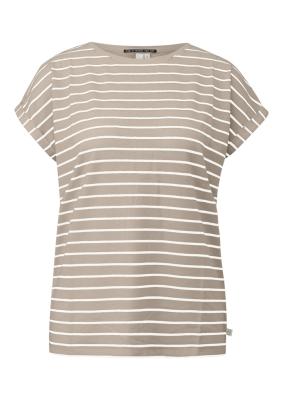 Locker geschnittenes T-Shirt aus Modalmix