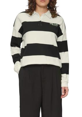 Poloshirt im Loose Fit mit Blockstreifen