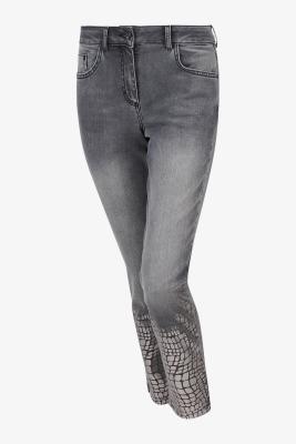 Sportalm Jeans mit Kroko-Metallic-Finish – Denim trifft Glamour |Odilon