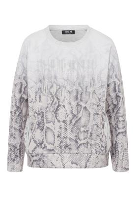 Tuzzi Sweatshirt mit Snake-Print – Komfort trifft Statement-Look