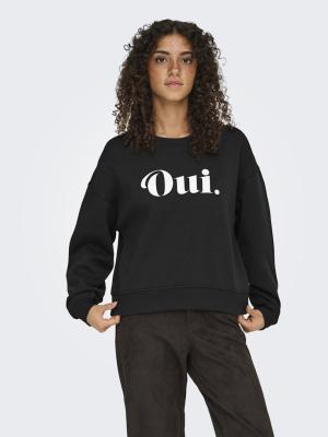 ONLBEST L/S PRINT CREW NECK SWT