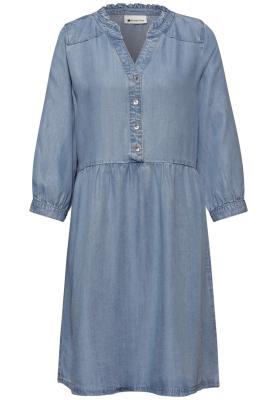washed Tunic Dress w frill Det