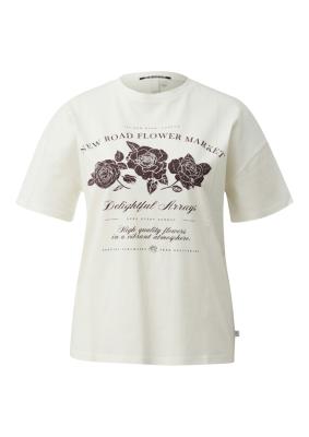 lässiges Printshirt aus weichem Jersey-Baumwollstoff