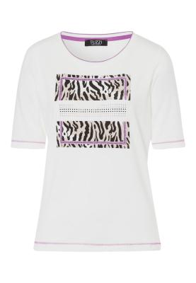 TUZZI Collection – Statement-Shirt mit Print und glänzenden Akzenten | S51Top/TShirt