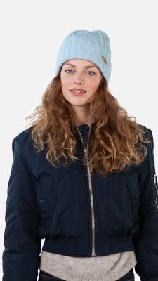 Zopfmuster Mütze mit Umschlag | Farrah Beanie