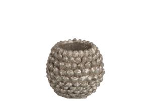 Teelichthalter Zapfen 8x8x7 cm