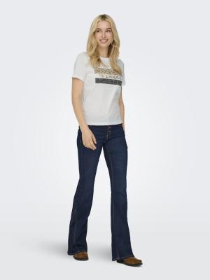 ONLTANYA LIFE REG S/S LEO PRINT TOP