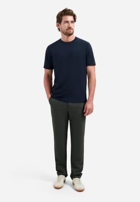 T-Shirt Crewneck Solid Basic Stretch