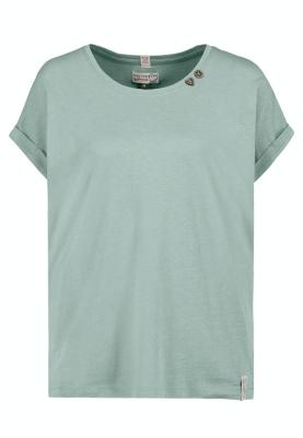 Damen Shirt im weit geschnittenen Stil | DOB Shirt, weit, Rundhals mit Blend