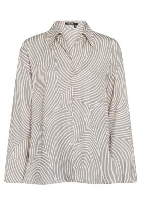MARC AUREL Hemdbluse – Fließende Viskose mit modernem Grafik-Print