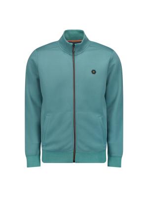 herren Sweatjacke | Sweater Full Zipper Double Layer Mix Jacquard