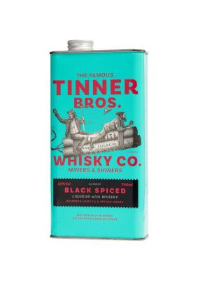 Entdecke „The Famous Tinner Bros. Whisky Co. Black Spiced“ – Ein Whisky für Rebellen und Entdecker!
