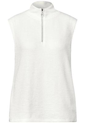 turtle neck vest w.zipper