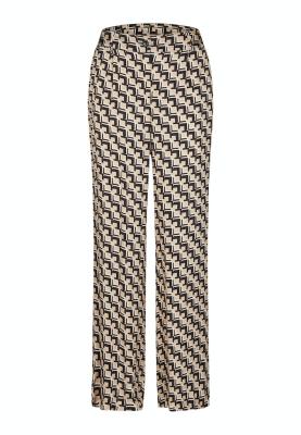 Bundfaltenhose mit angesagtem grafischem Print