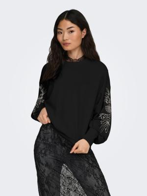 ONLBROOKE L/S O-NECK DETAIL SWT