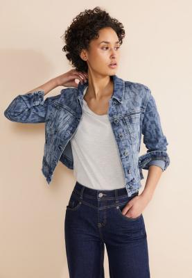 Damen Jeansjacke | Denim-Jacket,indigo laser