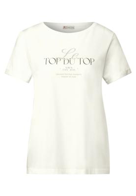 wording shirt w.turn-up cuff