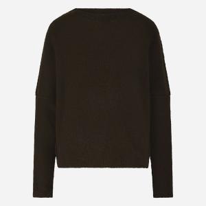 Jane Lushka Pullover – Minimal Chic in edlem Dunkelbraun | Jannys Pullover