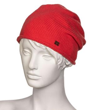 Lässiger Beanie mit Rollrand