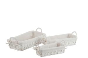 Geschenkkorbig recheckig Weide