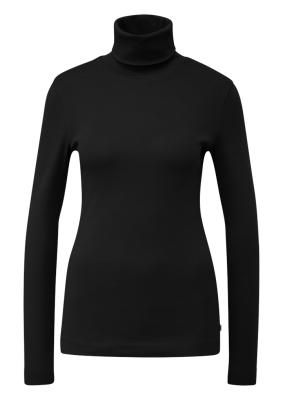 Langarmshirt mit Rollkragen