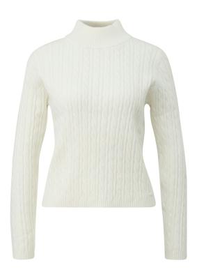 Pullover mit Zopfmuster