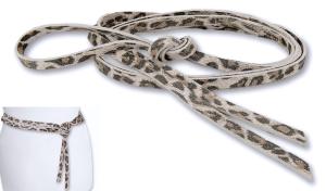 1CM LEDER-BINDEGUERTEL LE