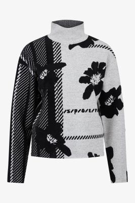 Pullover aus extravagantem Jacquard-Strick – stilvolle Wärme mit Charakter |Helena