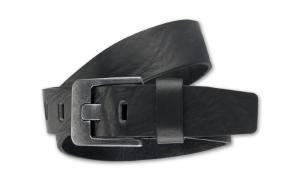 4cm Walkledergürtel geprägt